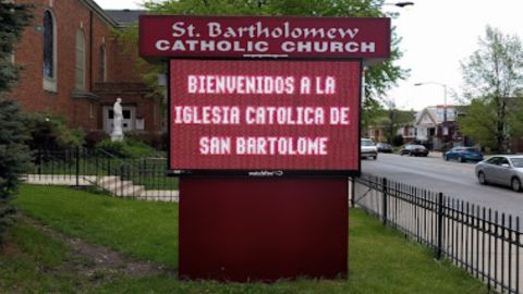 Será la primera iglesia católica utilizada como refugio para inmigrantes en el área de Chicago. Google Maps