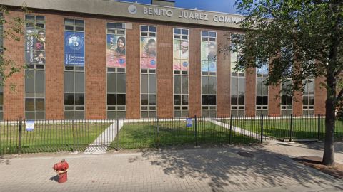 La escuela Benito Juárez Community Academy en Pilsen, Chicago.