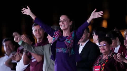 Claudia Sheinbaum, ganadora de las elecciones presidenciales de 2024 de México.