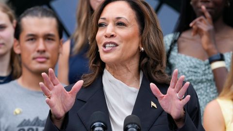 La vicepresidenta Kamala Harris.