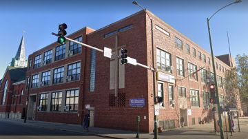 La escuela chárter Cisneros Elementary School, de la red Acero, en Chicago.