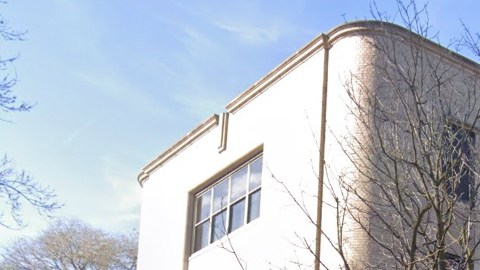 La escuela primaria pública Hamline, en el Barrio de las Empacadoras de Chicago.