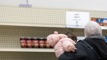 Un dispensario de comida en Tinley Park, Chicago. (Cortesía Nancy Stone / Greater Chicago Food Depository)