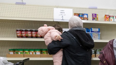 Un dispensario de comida en Tinley Park, Chicago. (Cortesía Nancy Stone / Greater Chicago Food Depository)