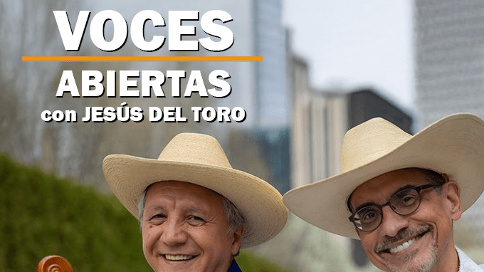 El nuevo videopodcast 'Voces abiertas con Jesús Del Toro' 016. (Montaje: La Raza) (Foto base: Cortesía/Todd Winters)